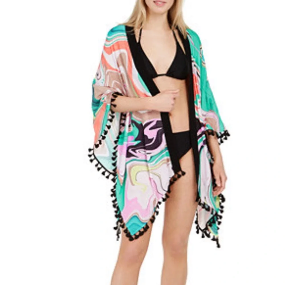 TRINA TURK
Nazare Kimono Cover-Up One size - Picture 5 of 7